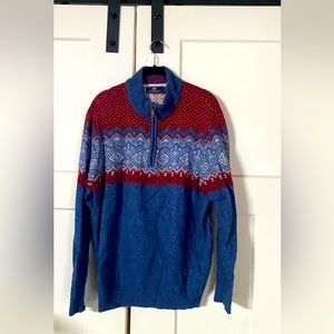 Vineyard vines men’s 1/4 zip sweater size XL